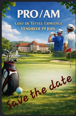 Signalétique événementielle lors d’une compétition de golf