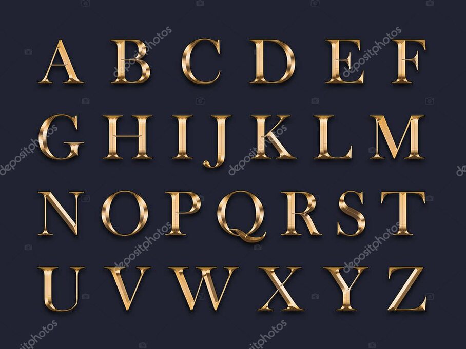Détail typographique élégant sur support imprimé