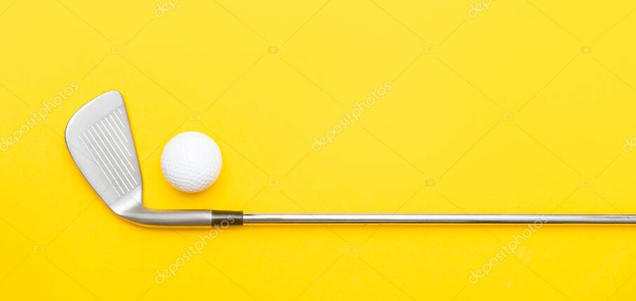 Affiche d’un grand prix de golf avec visuel prestige
